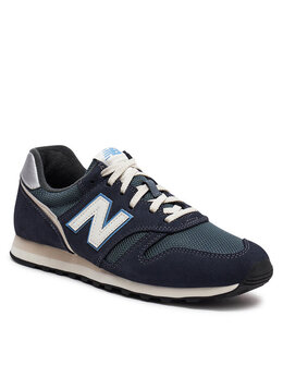 New Balance: Синие кроссовки 
