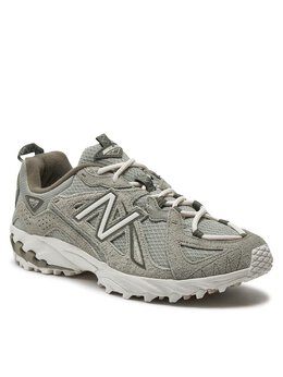 New Balance: Зелёные кроссовки 