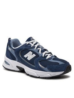 New Balance: Синие кроссовки 