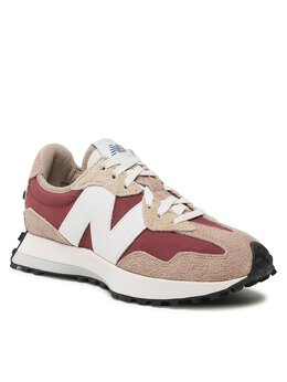 New Balance: Бежевые кроссовки 