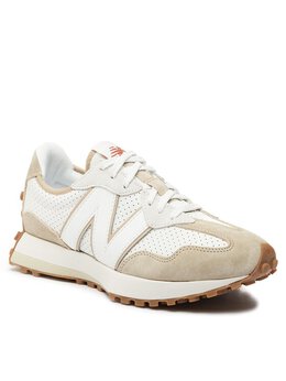 New Balance: Бежевые кроссовки 