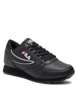 Fila: Чёрные кроссовки 