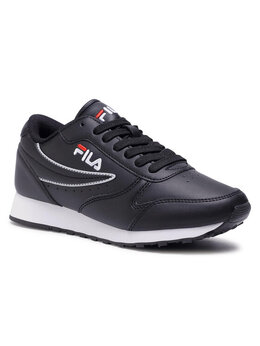 Fila: Чёрные кроссовки 