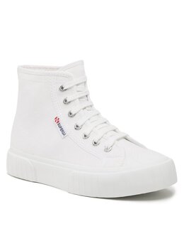 Superga: Белые кроссовки 