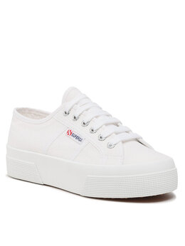 Superga: Белые кроссовки 