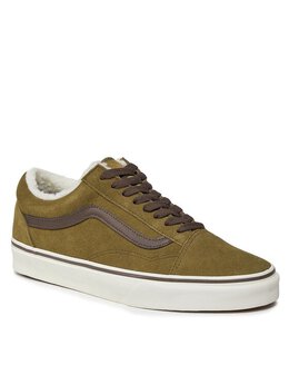 Vans: Коричневые кроссовки 