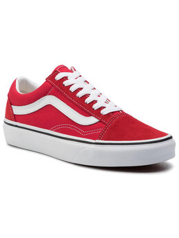 Vans: Красные кроссовки 