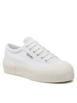 Superga: Белые кроссовки 