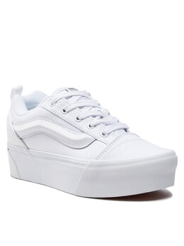 Vans: Белые кроссовки 