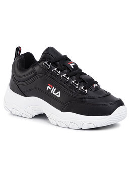 Fila: Чёрные кроссовки 