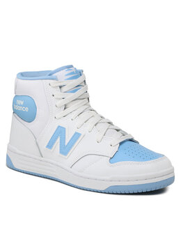 New Balance: Белые кроссовки 