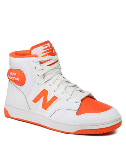 New Balance: Белые кроссовки 