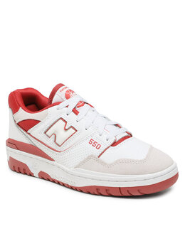 New Balance: Белые кроссовки 