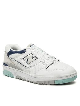 New Balance: Белые кроссовки 