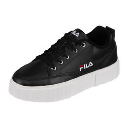 Fila: Чёрные кроссовки 