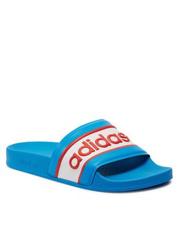 Adidas: Синие сабо 