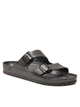 Birkenstock: Серые сабо 