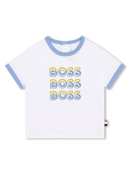 BOSS: Белая футболка 