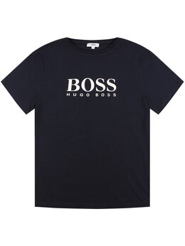 BOSS: Синяя футболка 