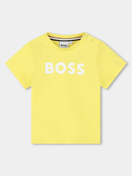 BOSS: Жёлтая футболка 