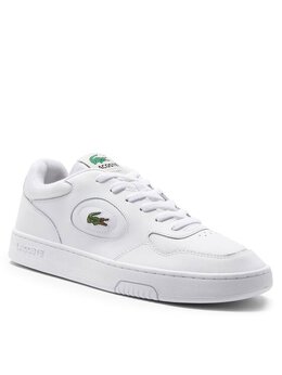 Lacoste: Белые кроссовки 