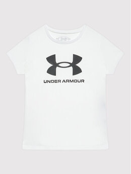 Under Armour: Белая футболка 