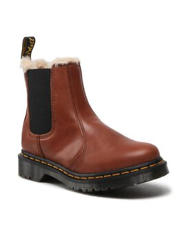 Dr. Martens: Коричневые ботинки 