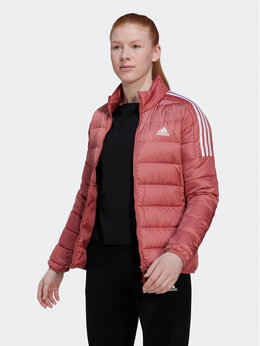 Adidas: Красный пуховик 