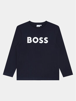 BOSS: Синяя блуза 