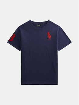 Polo Ralph Lauren: Синяя футболка 