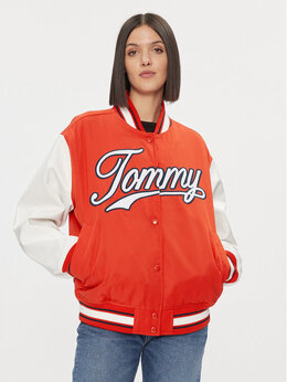 Tommy Jeans: Красная куртка 