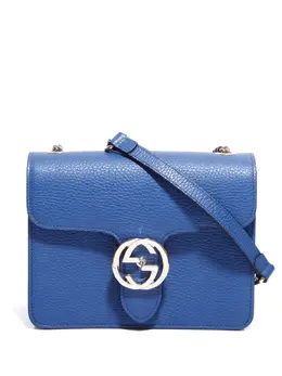 Gucci Pre-Owned: Голубая сумка 
