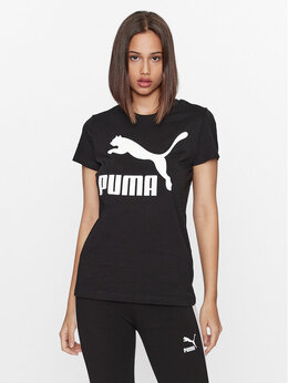 PUMA: Чёрная футболка 