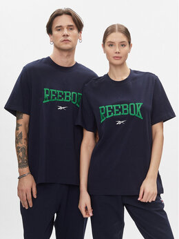 Reebok: Синяя футболка 