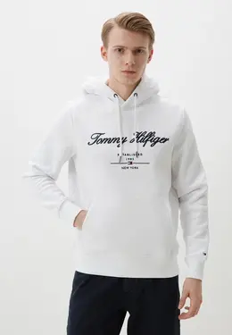 Tommy Hilfiger: Белая толстовка 