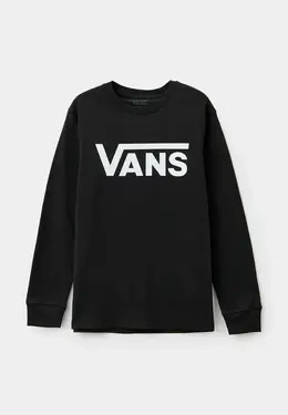 Vans: Чёрный свитшот 