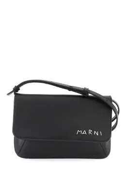 Marni: Чёрная сумка Trunk