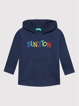 United Colors Of Benetton: Синяя толстовка 