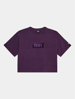 DKNY: Фиолетовая футболка 