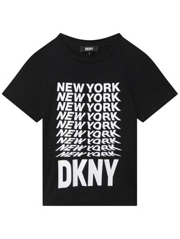 DKNY: Чёрная футболка 