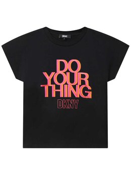 DKNY: Чёрная футболка 