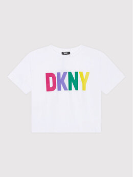 DKNY: Белая футболка 