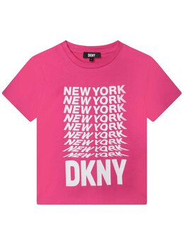 DKNY: Розовая футболка 