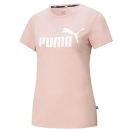 PUMA: Розовая футболка  Essentials