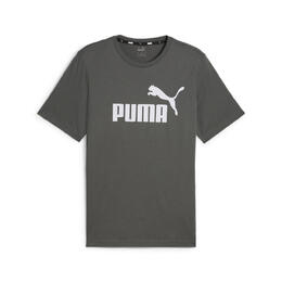 PUMA: Серая футболка  Essentials