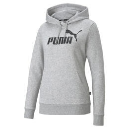 PUMA: Серая толстовка  Essentials