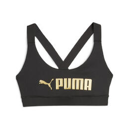 PUMA: Чёрный бюстгальтер 