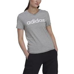 Adidas: Серая футболка 