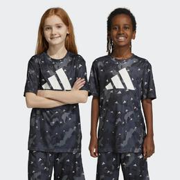 Adidas: Футболка  Essentials с принтом