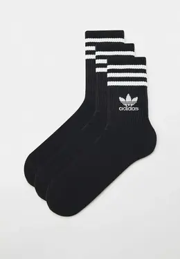 adidas Originals: Чёрные носки 